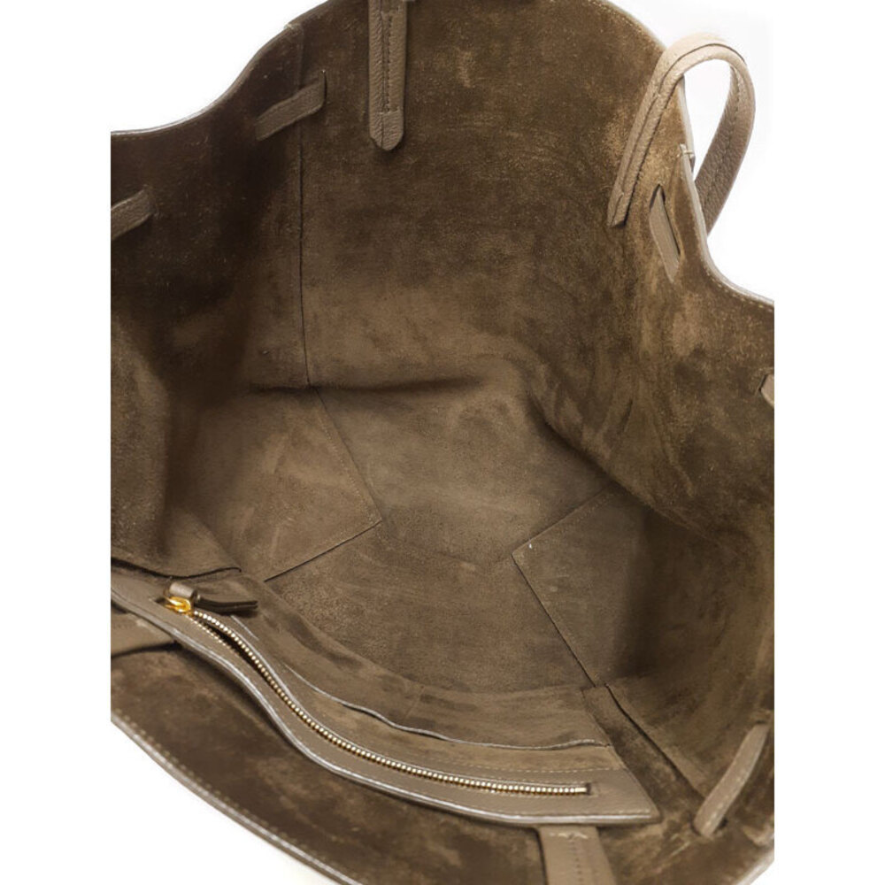 Celine Cabas Phantom Tote Leather Shoulder Bag - Picture 3 of 9